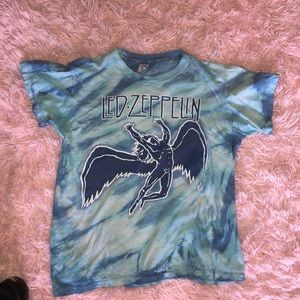 Vintage tie dye Led Zeppelin shirt